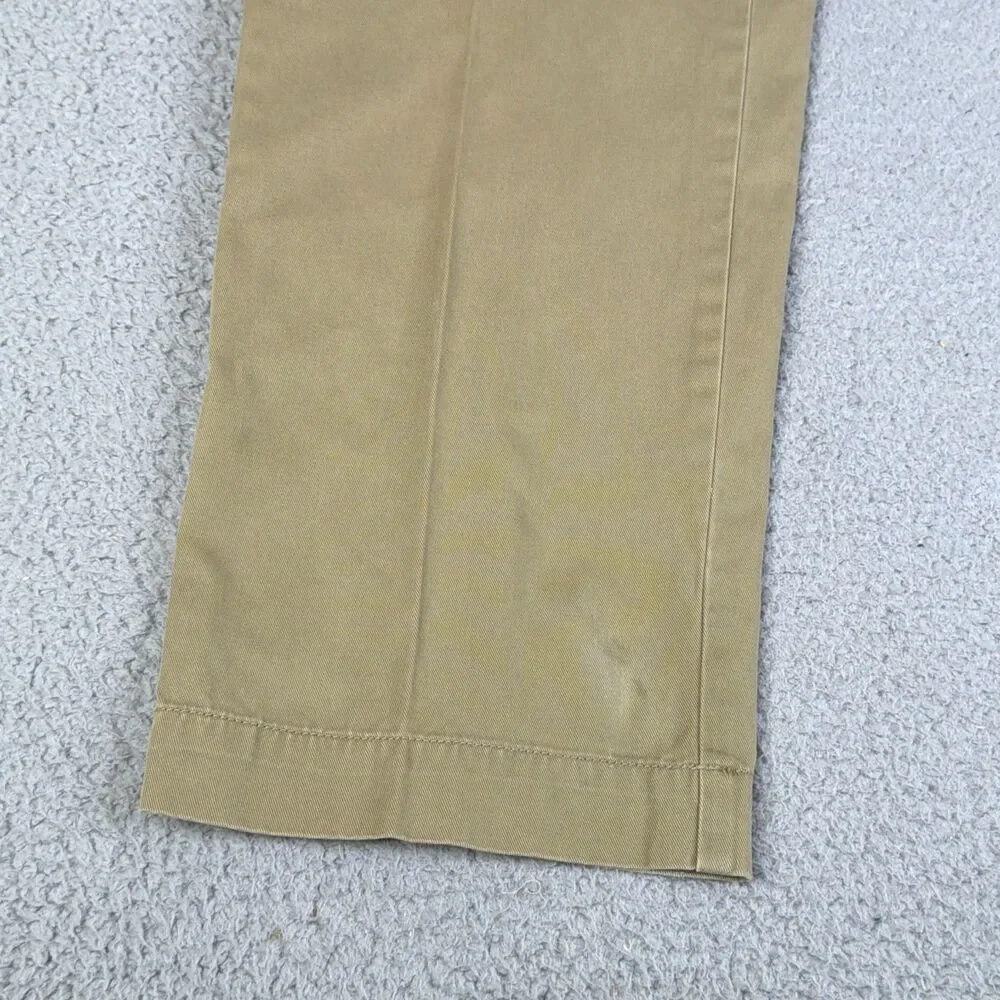 POLO RALPH LAUREN Pants Men 36x30 Khaki Polo Chino Classic Fit Cotton Twill Flat